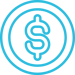 Coin Money_light_blue