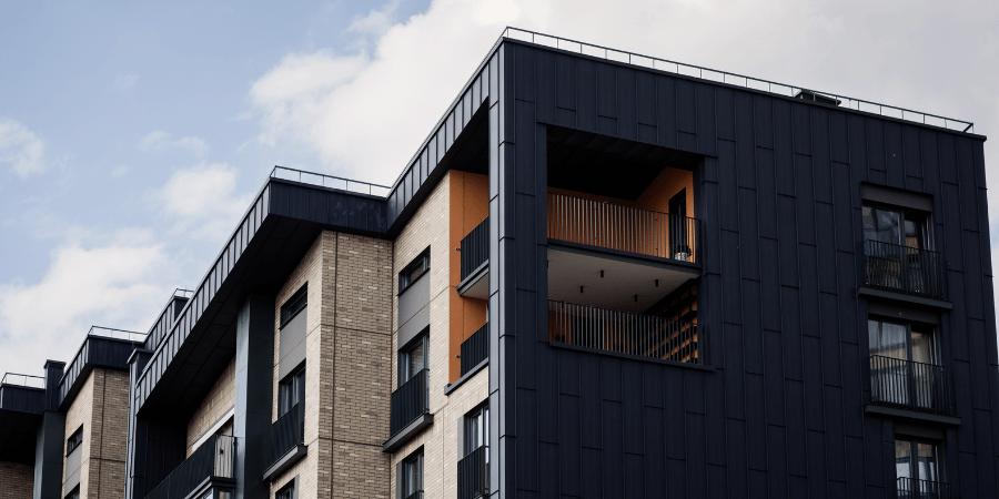 Photo of an apartment building
