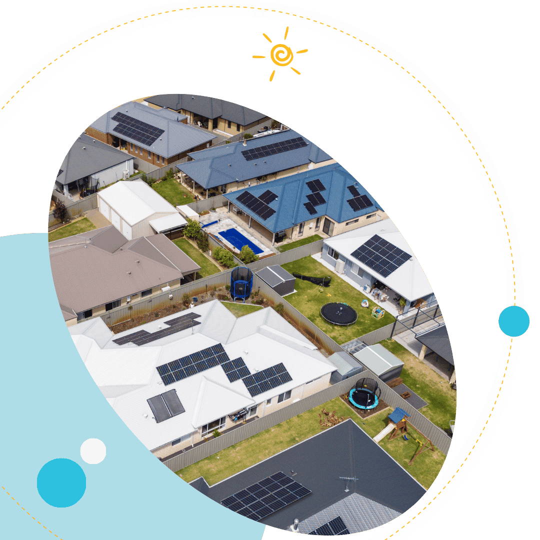 Homes with solar panels
