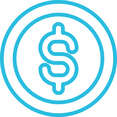 Coin Money_light_blue