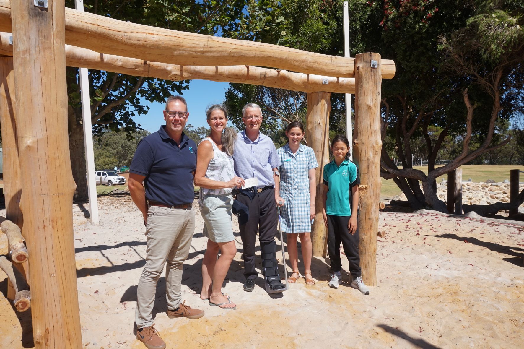 Community funding for school nature playground